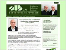 Tablet Screenshot of olb-ev.de